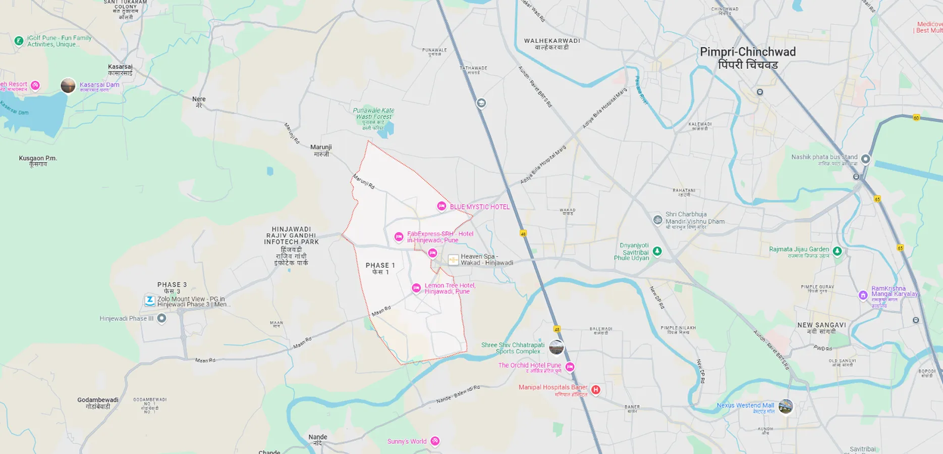 Godrej Aquaman Location Map